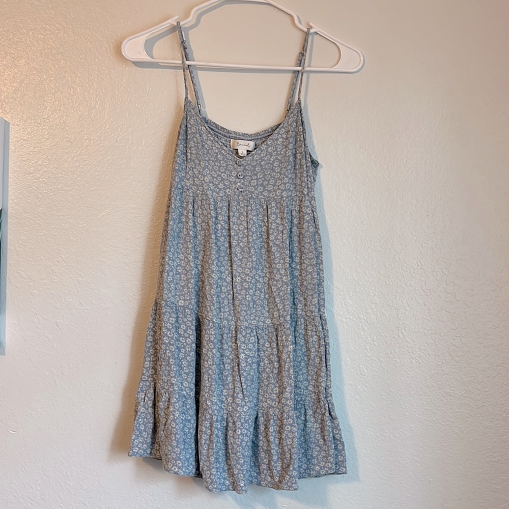 light blue sundress